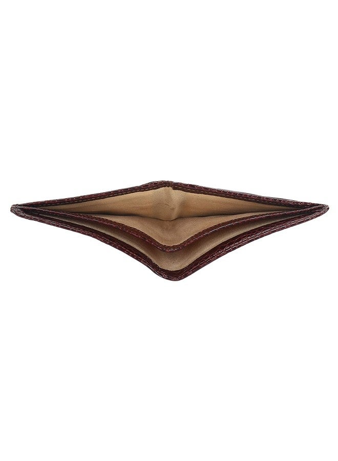 CREATURE Bi-Fold Maroon Color Faux-Leather Wallet for Men/Boys with Multiple Card Slots(Color-Maroon||WL-053) - Image 4
